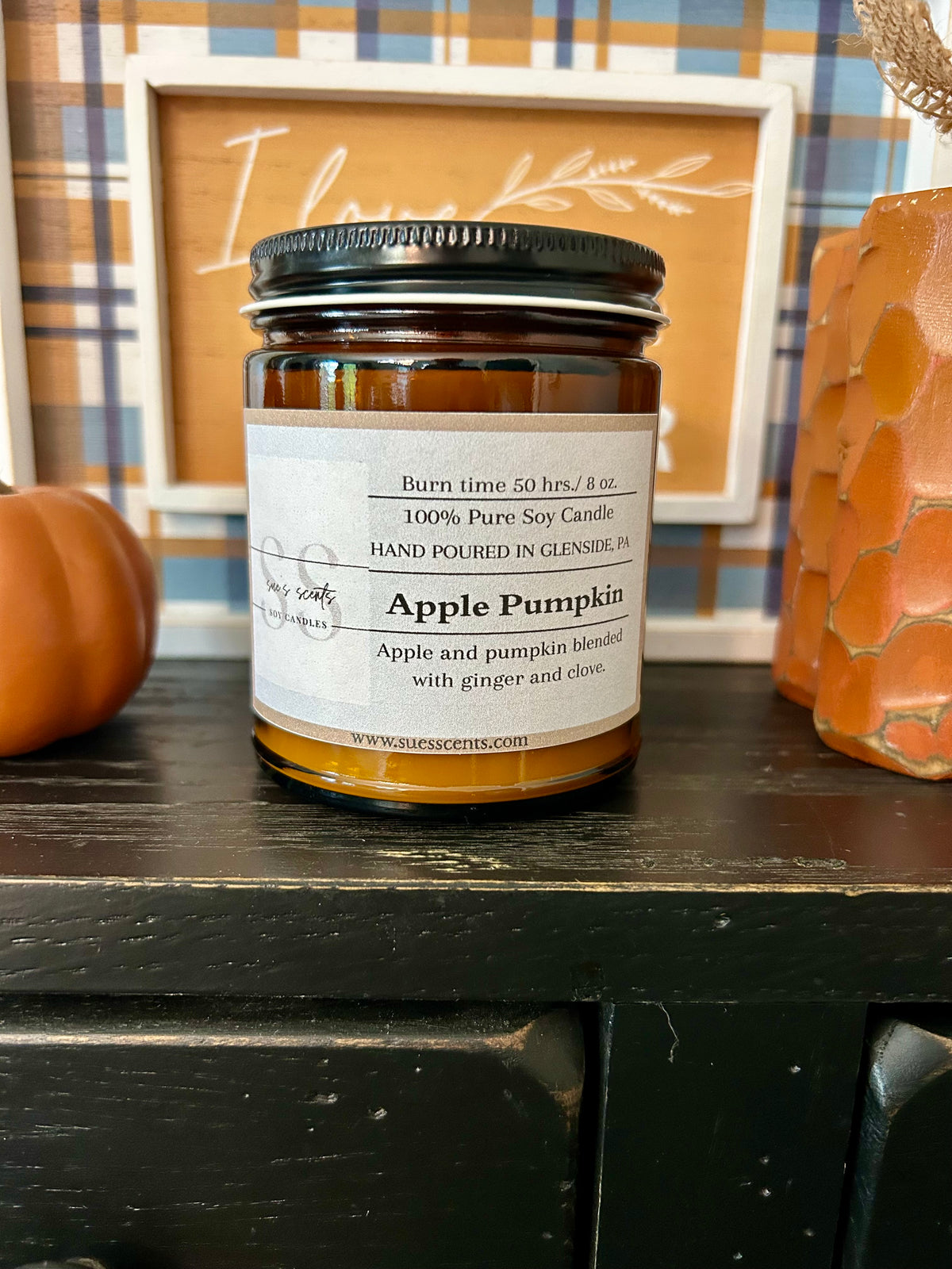 8 oz. Soy Candle | Sues Scents