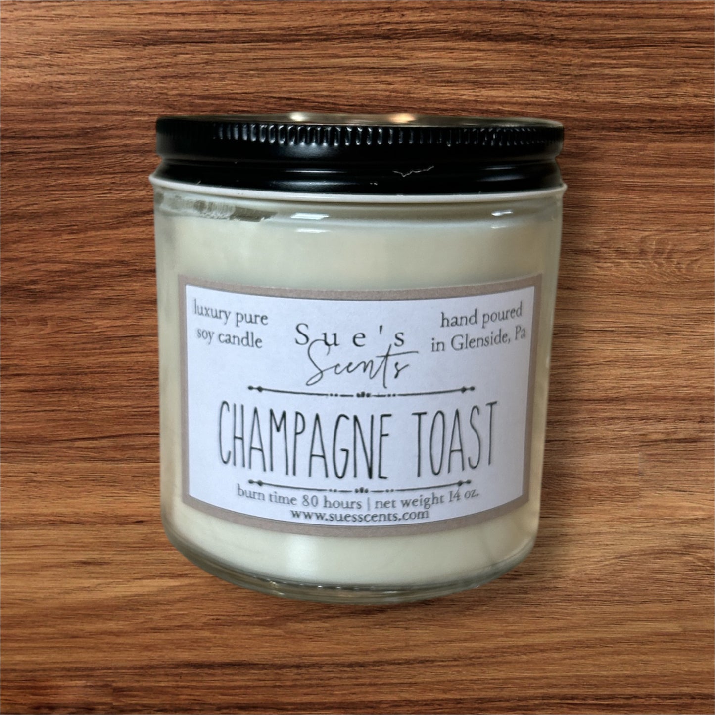 14 oz. soy candle | Sues Scents