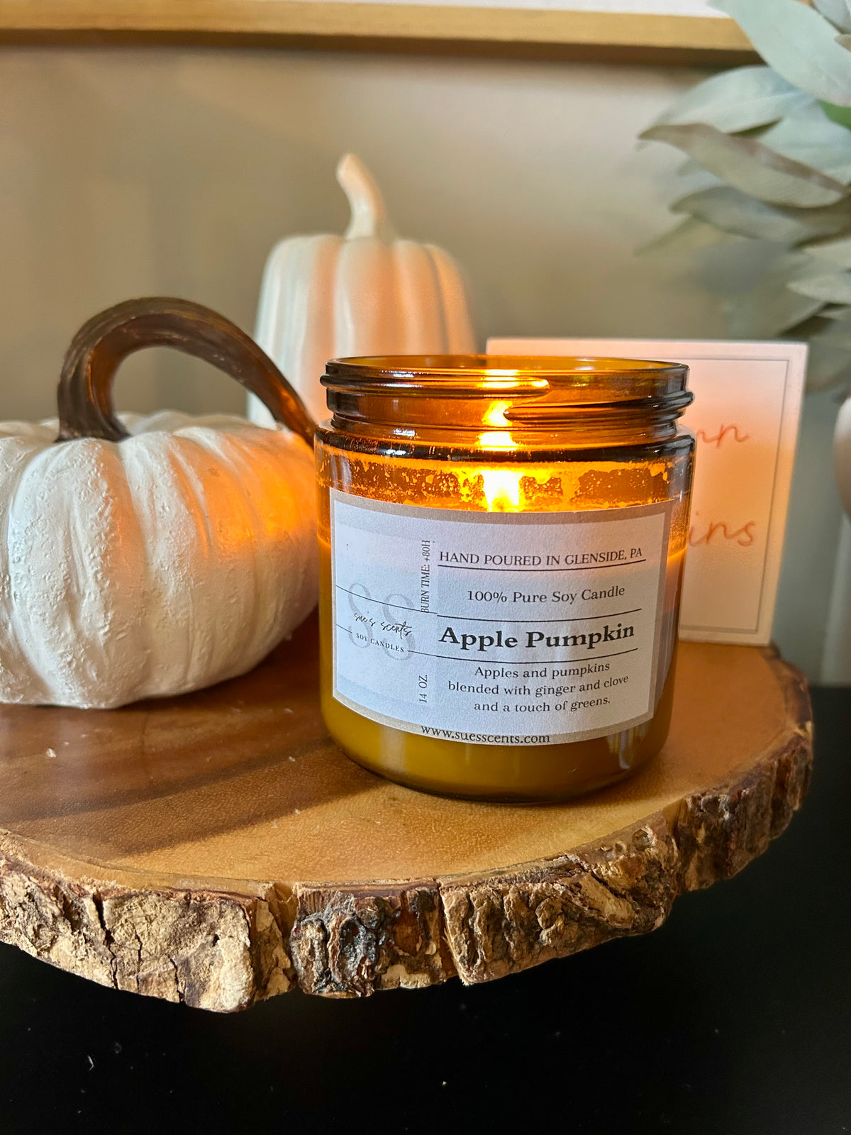 14 oz. soy candle | Sues Scents